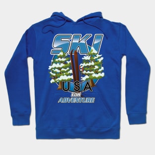 Ski USA For adventure Hoodie